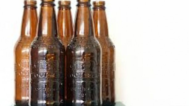 Brown Root Beer Bottle For Ring Toss Game
