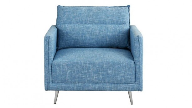 ANDRES MID CENTURY FABRIC ACCENT CHAIR