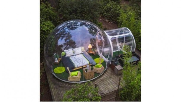 Luxurious Outdoor Single Tunnel Bubble Tent Package