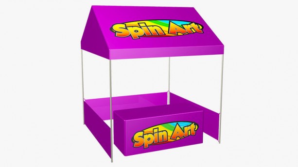 Spin Art Tent Package