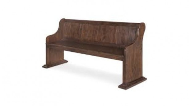 Magnussen St. Claire Dining Bench in Rustic Pine