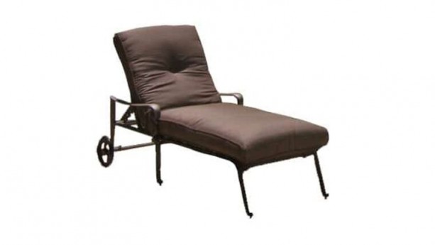 Wrought Iron Chaise Lounge