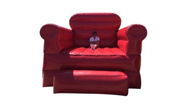 Giant Red Inflatable Chair