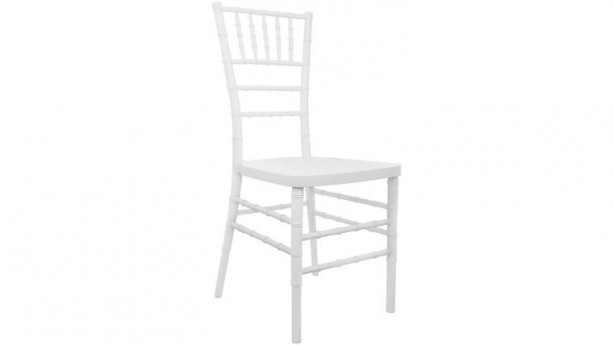 White Resin Chiavari Chair Rental