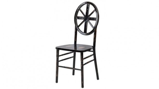 Veronique Wagon Lime Black Wash Stacking Chair Rental