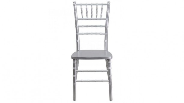Silver Wood Chiavari Chair Rental