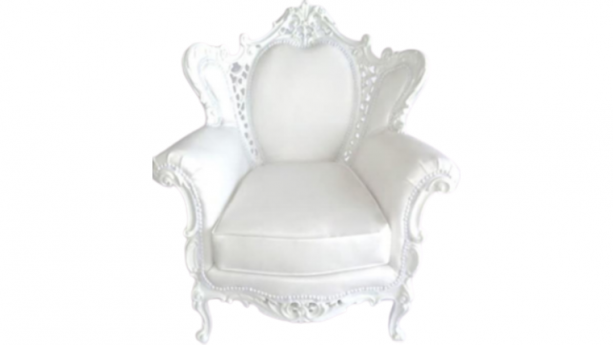 Victorian White Luxury Chair