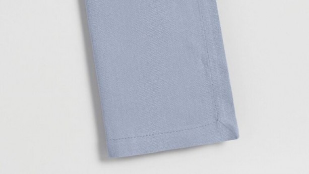 10 Dusty Blue Cotton Napkins
