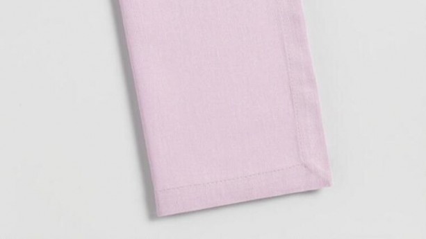 10 Dusty Purple Cotton Napkins