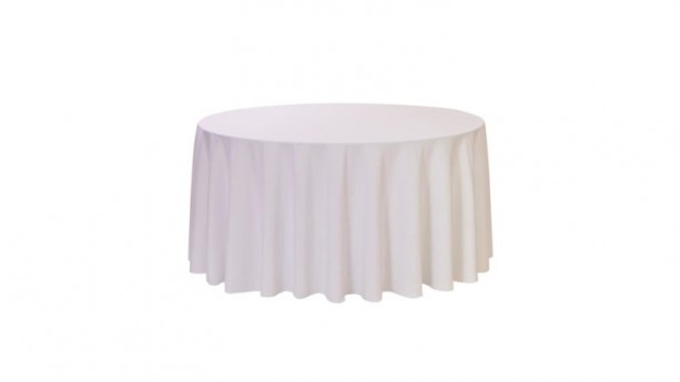 120' Ivory Table Cloth