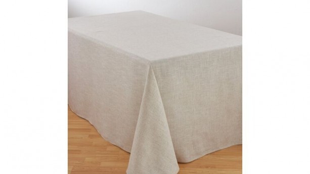 Rectangular Natural Cotton Linen TableCloth