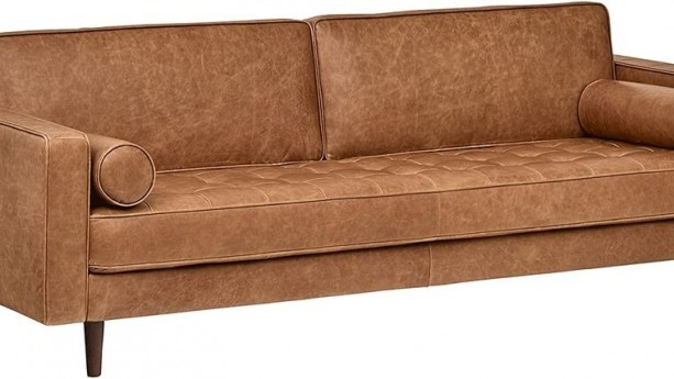 Rivet Leather Sofa