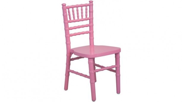 Pink Wood Kids Chiavari Chair