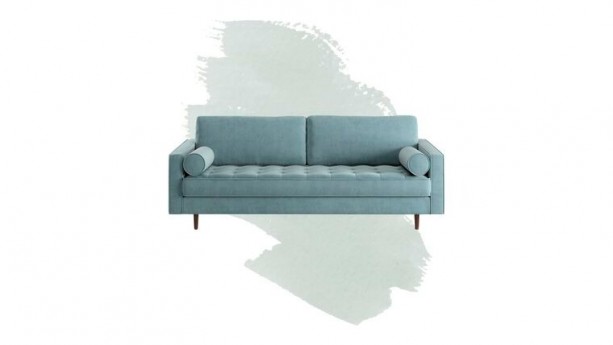 Sage Blue Sofa
