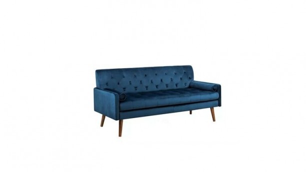 Vintage Indigo Blue Sofa