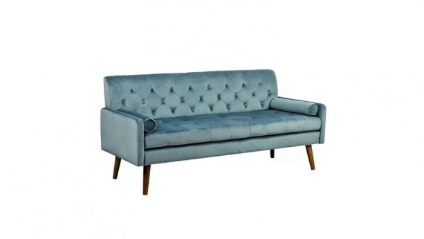 Vintage Light Blue Sofa
