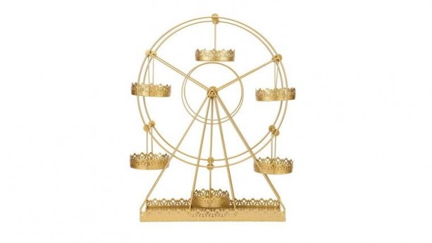 Vintage Gold Cupcake Wheel