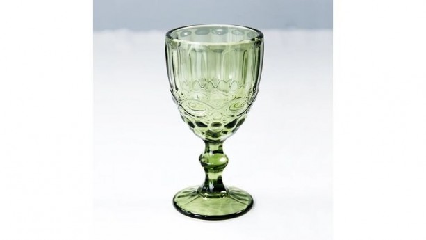 16 Green Vintage Goblet Drinkware