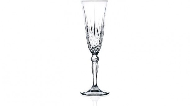 10 Chrystal Champagne Glass