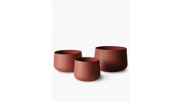 Rust Clay Pots Set