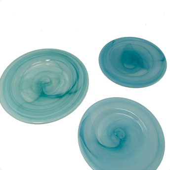 Ventana Turquoise Swirl Plates
