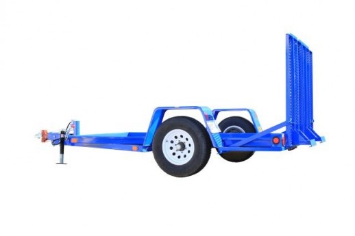 TRAILER, FLATBED,W/ RAMPS