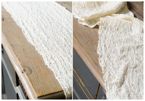 Ivory Lace Table Runner