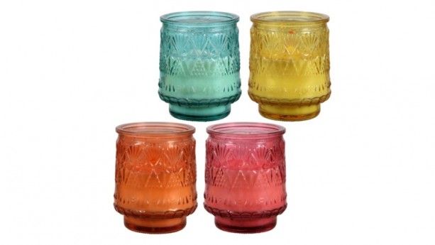 Assorted Bohemian Votive Candles