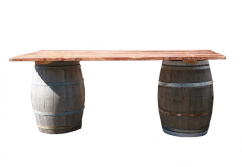 Sonoma Wine Barrel Bar Table