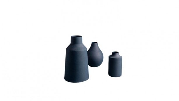 Indigo Navy Vase Set