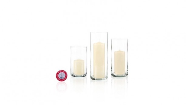 Cylinder Glass Candle Vases
