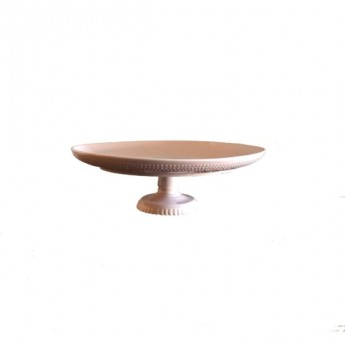 Round Pink Low Cake Stand 14