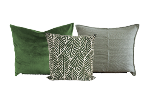 Shades of Green Pillows