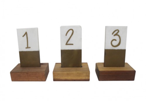 Marble Table Numbers – Mexico
