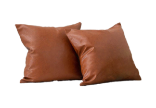 Brown Leather Pillows