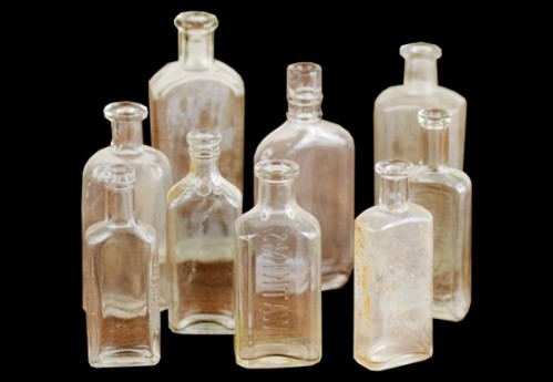 Clear Medicine Bottles