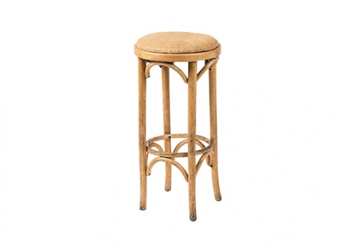 Bentwood Barstool with Cushion
