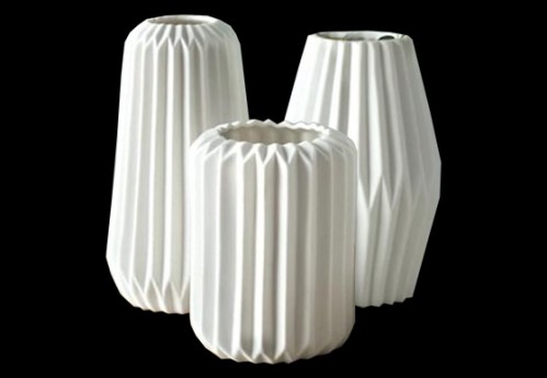 Elkhert White Vases