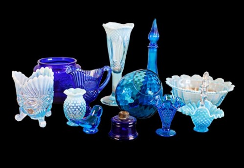 Blue Glass Containers