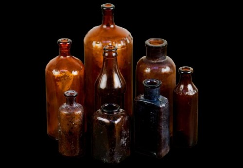 Brown Apothecary Bottles