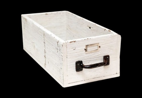 White Wooden Box