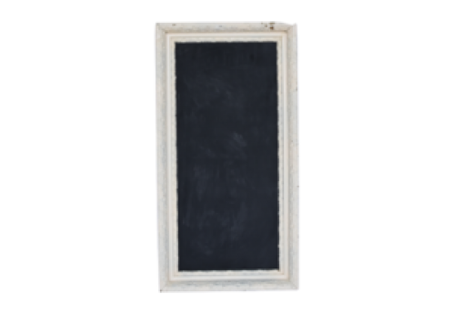 White Frame Chalkboard – Texas