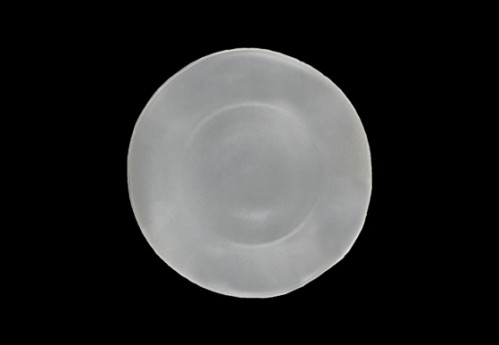Salad Plate – Stoneware Light Grey Plate
