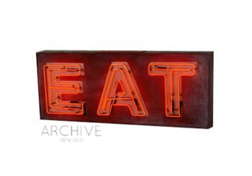 Neon ‘EAT’ Sign 2