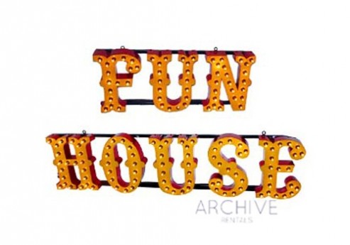 Marquee ‘Fun House’ Sign