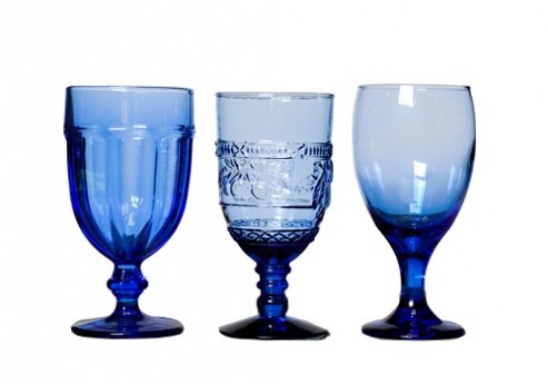 Cobalt Blue Goblets