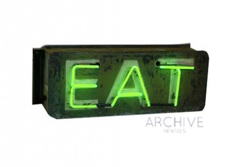 Neon ‘Eat’ Sign