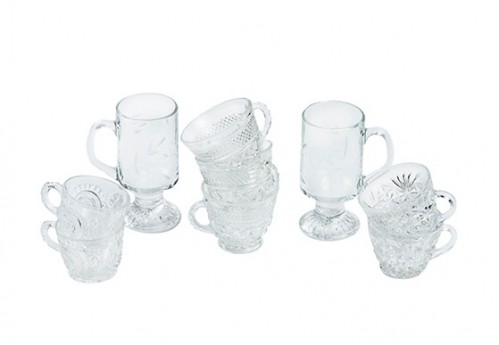 Clear Glass Punch Cups
