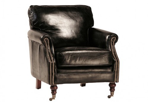 Guilford Cigar Chair- Black
