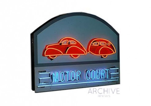 Neon ‘Motor Court’ Sign